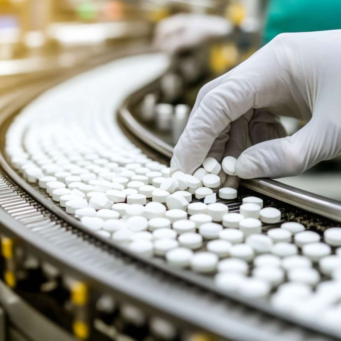 fosen production-line-white-pills-pharmaceutical-factory